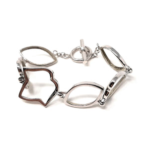 Sterling Silver HV Charm Bracelet