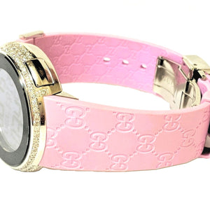 Gucci I-Gucci Diamond Bezel Ladies Pink Digital Watch