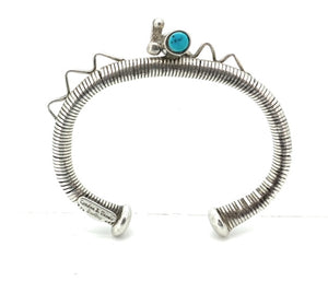 Lyndon B. Tsosie Sterling Silver & Turquoise Cuff Bracelet
