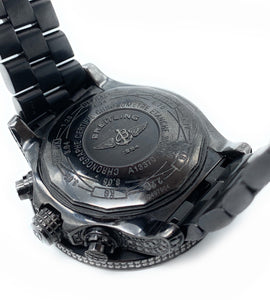 Breitling A13370 Super Avenger XL Diamond Black PVD 55mm Men's Watch