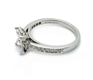 Tiffany & Co. Victoria Platinum & Diamond Cluster Ring - Sz. 6.75