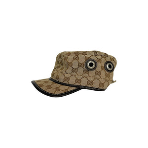 Gucci GG Monogram Military Hat - TheRelux.com