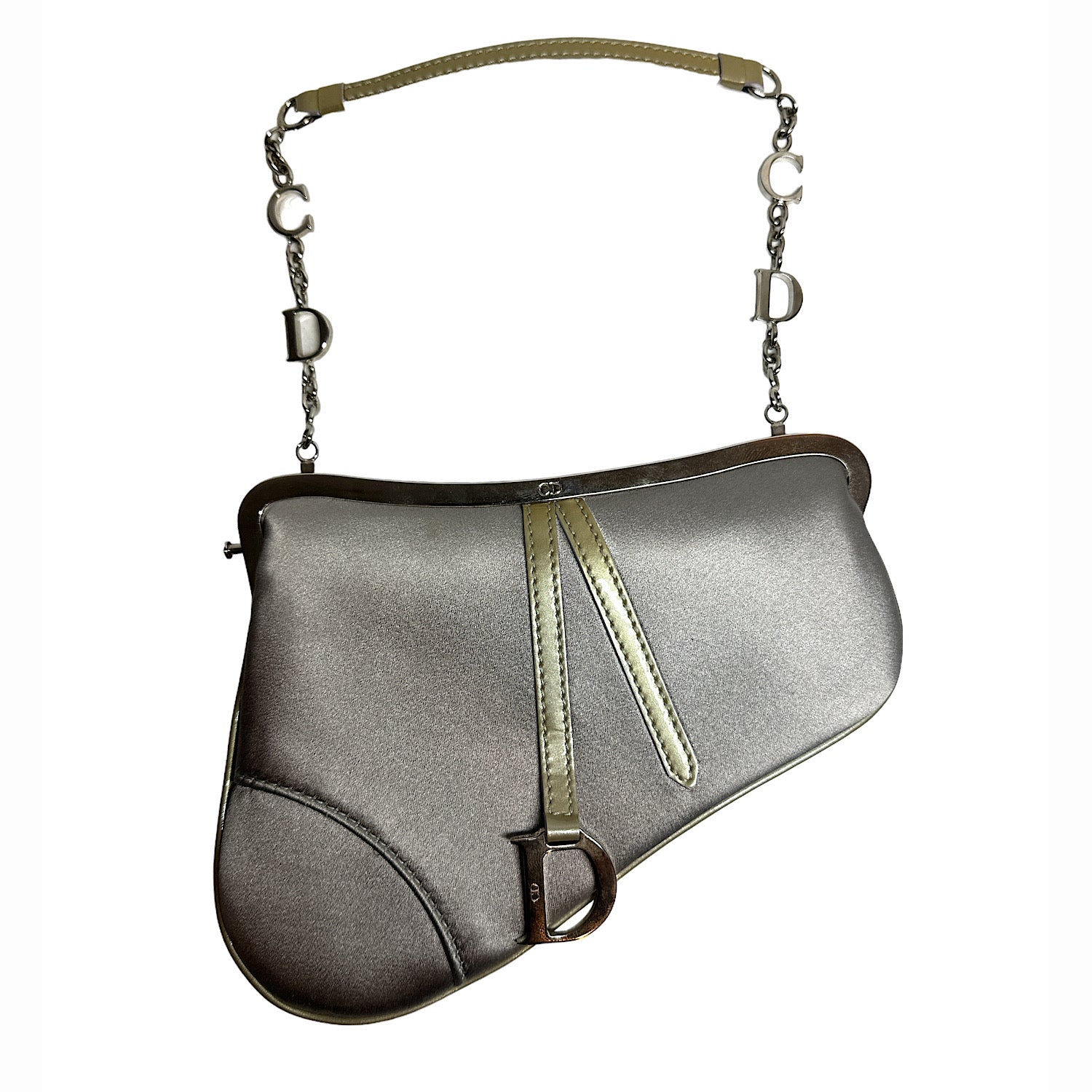 Christian Dior Vintage Mini Satin Saddle Bag | The ReLux