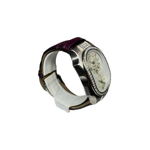 Philip Stein Teslar Dual Time Natural Frequency Women's Watch w Diamonds