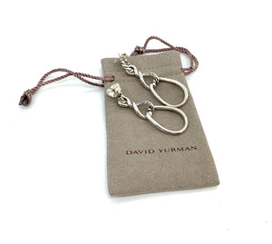 DAVID YURMAN Sterling Silver Continuance Triple Drop Dangle Earrings