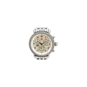 MICHELE CSX Chronograph Diamond Bezel Ladies Watch - MW03M01A1025