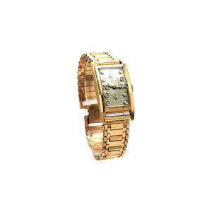 Vintage Hamilton 14K Yellow Gold & Diamond Dial Watch